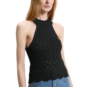 Calliope Knitted Crochet Top